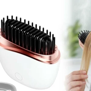 Mini Cordless Hair Straightener Brush